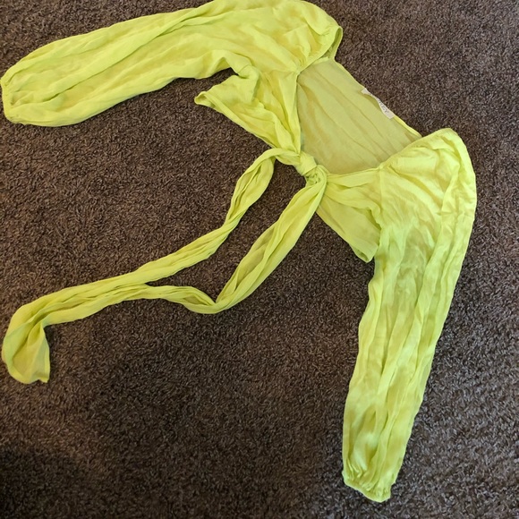Neon long sleeve crop - Picture 1 of 1